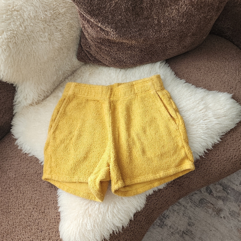 The Lady & The Sailor Weekend Shorts In Boucle Cotton